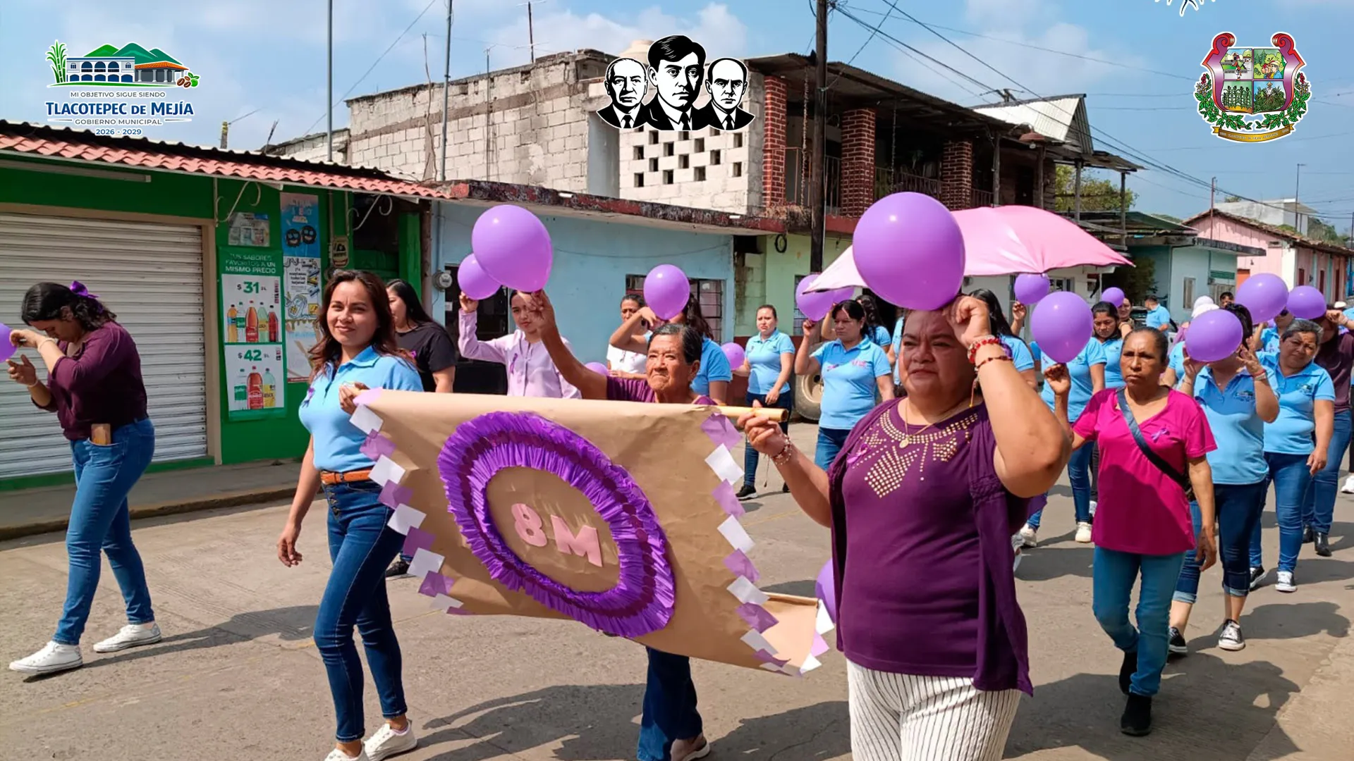 Marcha en conmemoración del día Internacional de la Mujer